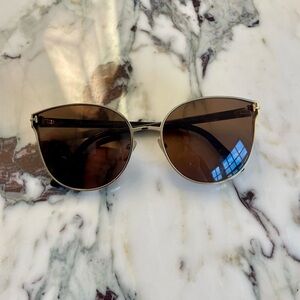 Tom ford  tf718-k gold rim metal sunglasses